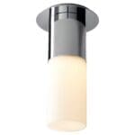 PILAR Large Glass Ceiling Mount -3500k- Polished Nickel