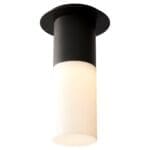 PILAR Large Acrylic Ceiling Mount -3500k- Black