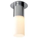 PILAR Large Acrylic Ceiling Mount -4000k- Polished Nickel