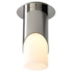 ELLIPSE Large Glass Ceiling Mount -3500k- Polished Nickel