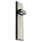 GUAPO Wall Sconce -3500k- Black/Weathered Oak