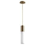 MAGNUM Glass Pendant -4000k- Aged Brass