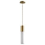 MAGNUM Acrylic Pendant -3000k- Aged Brass