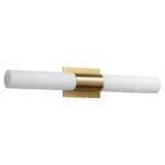 MAGNETA Glass Vanity -3000k- Aged Brass